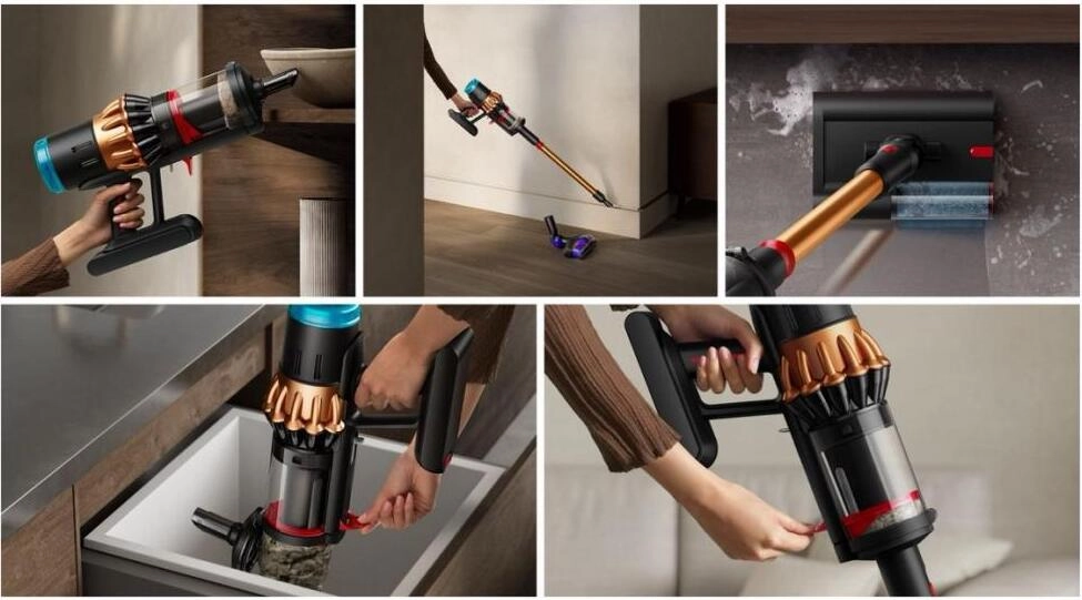 Вертикальный Пылесос Dyson V16 DS60 Piston Animal SV53A Медный/Черный