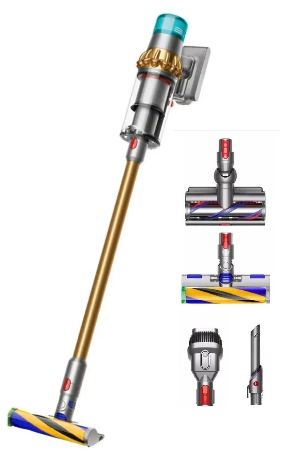 Вертикальный Пылесос Dyson V15 Detect Absolute SV47 Золотой
