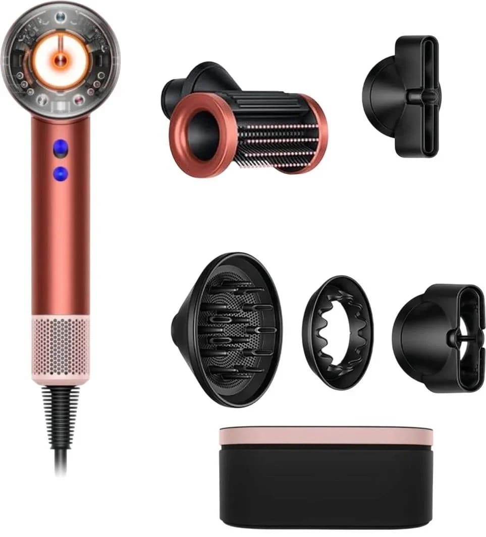 Фен Dyson SuperSonic HD16 Клубнично-Бронзовый/Розовый Румянец с Кейсом