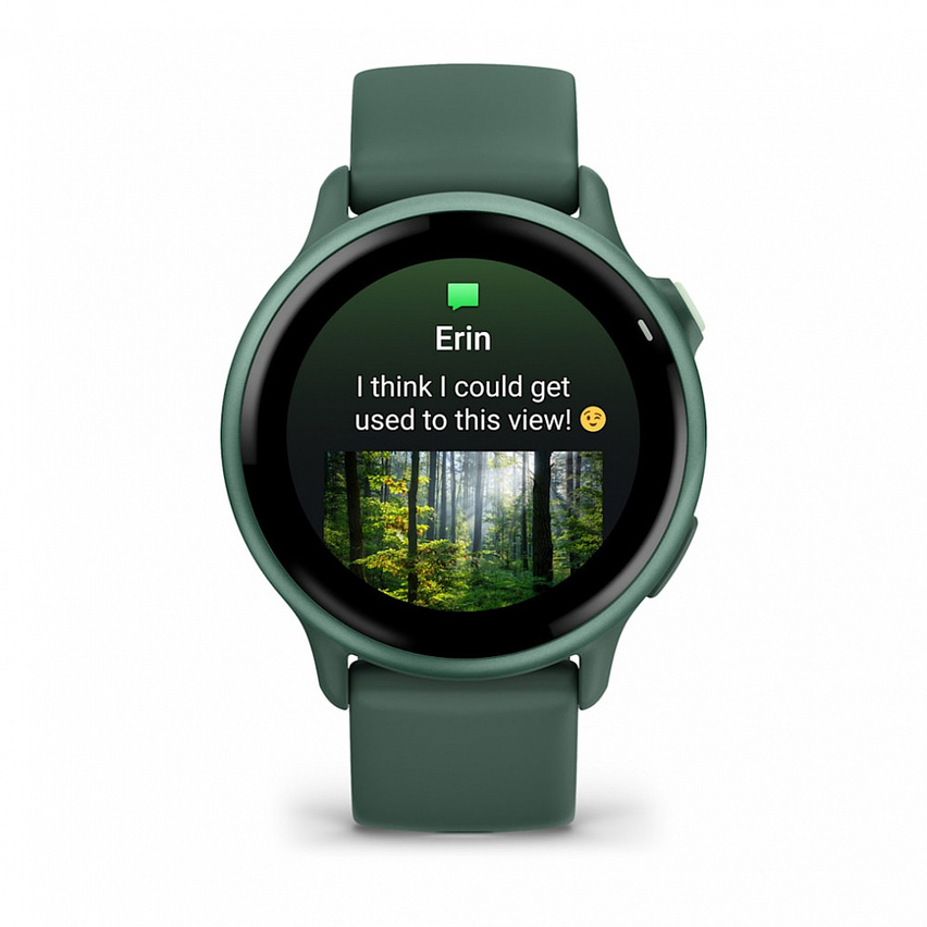 Garmin Vivoactive 6 Яшмовый с Зеленым Силиконовым Ремешком (010-02985-42)