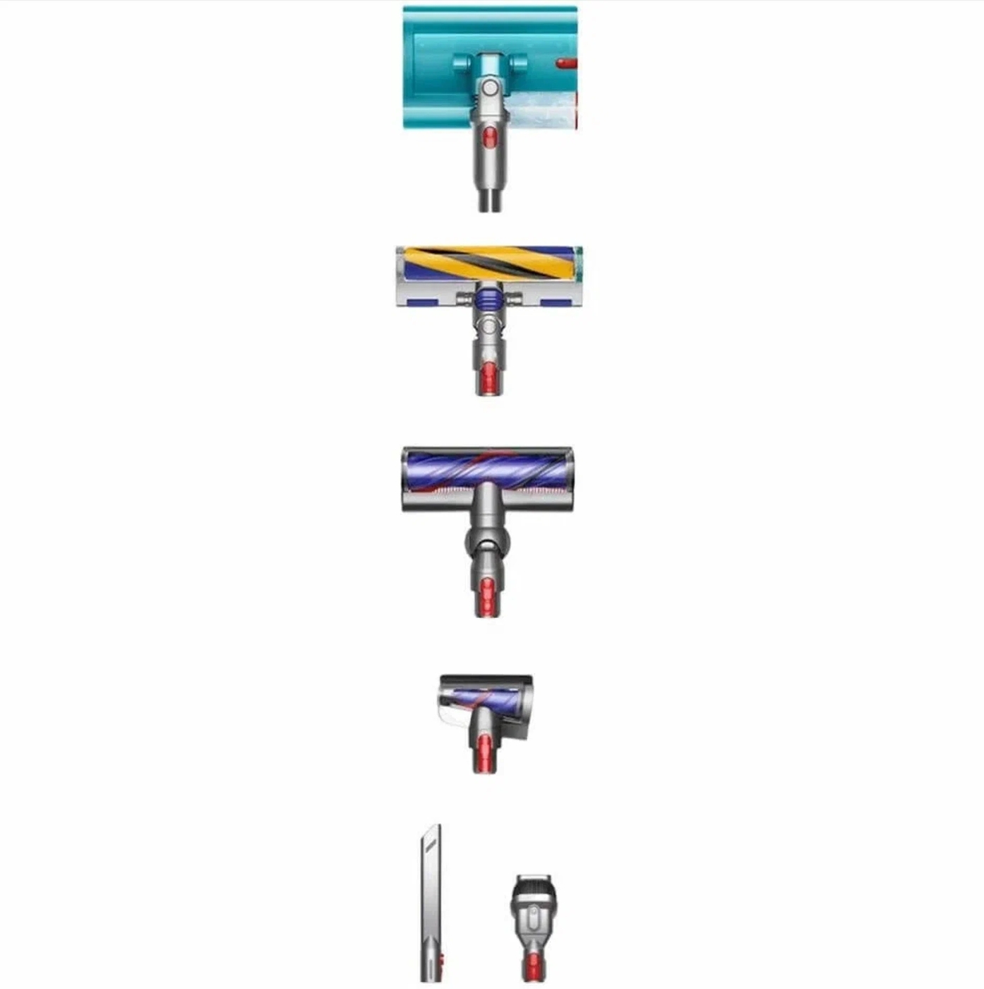 Вертикальный Пылесос Dyson V15S Submarine SV47 Желтый/Никель